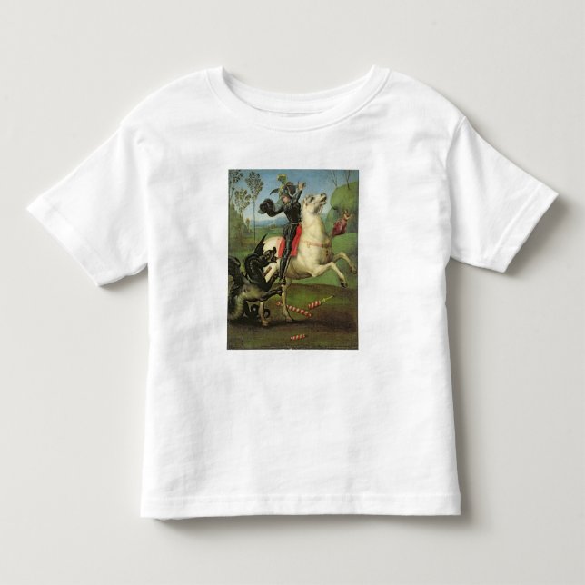 St George som kämpar med draken Tröja (Framsida)