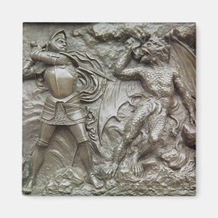 St George som slåss draken Magnet
