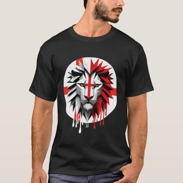 St George Storbritannien Storbritannien T Shirt (Framsida)