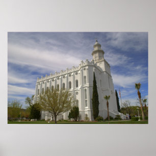 St George Utah LDS tempel Poster