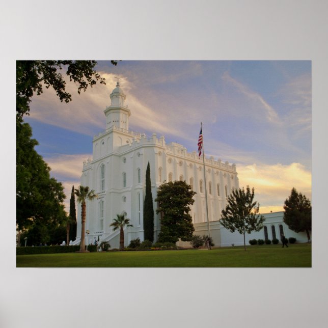 St. George Utah, LDS Temple Poster (Framsidan)