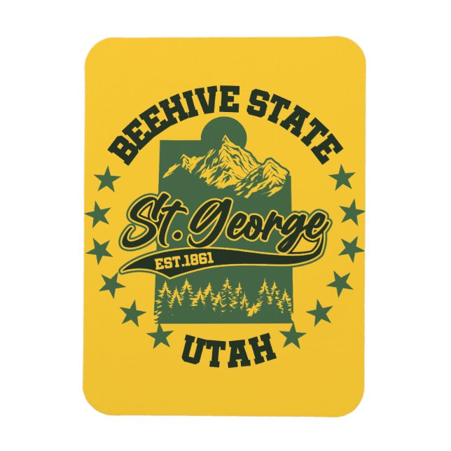 St. George,Utah Magnet (Vertikal)