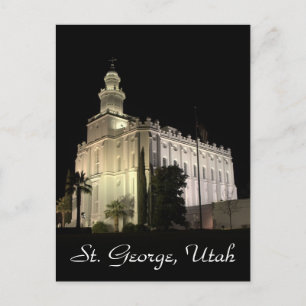 St. George Utah Mormon Temple Vykort