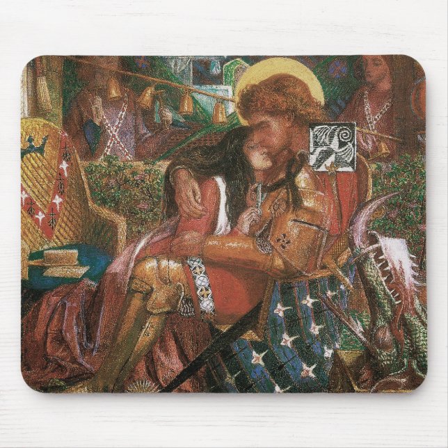 St Georges bröllop, prinsessan Sabra av Rossetti Musmatta (Framsidan)