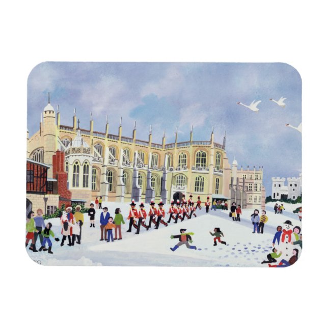 St. George's Chapel Windsor Magnet (Horisontell)