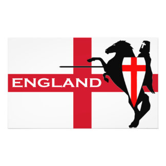 St. George's Day England Flagga Art Poster