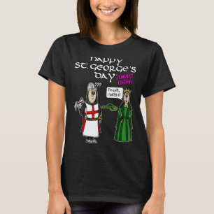 St Georges Day George Dragon Princess Feminist Edi T Shirt