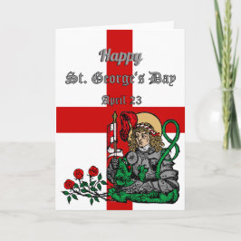 St. George's Day Greeting Card (Nürnbergversion) Kort