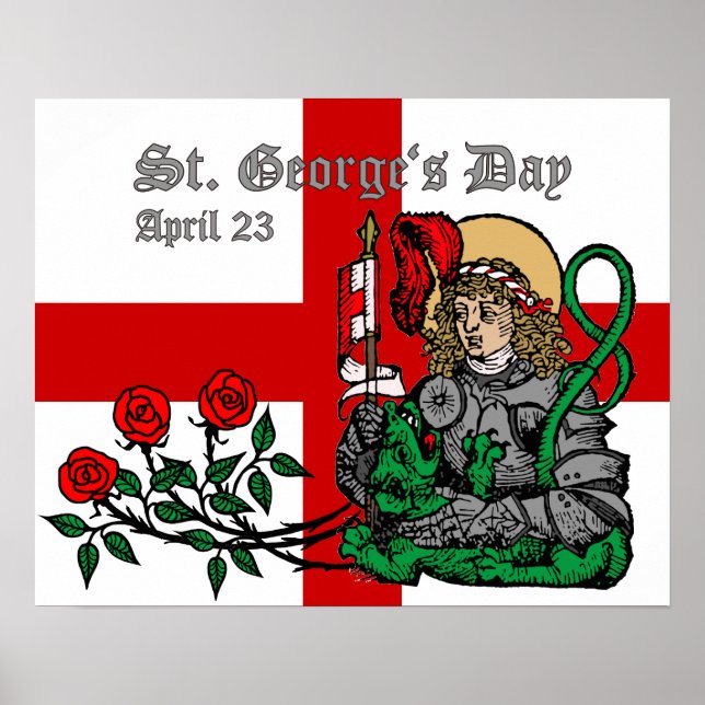 St. George's Day Poster (Nürnbergversion) (Framsidan)