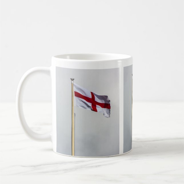 St.George's flagga view mugg (Vänster)