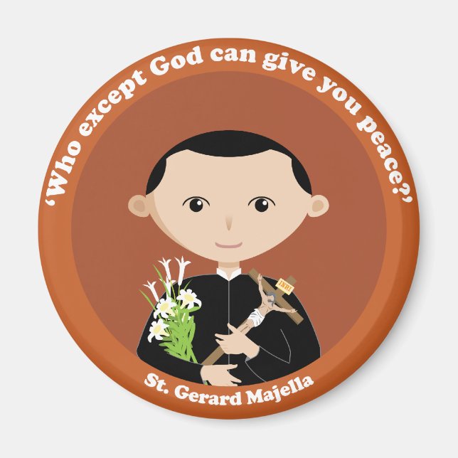St. Gerard Majella Magnet (Framsidan)