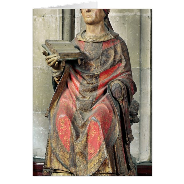 St Germain biskop av Auxerre Hälsningskort (Framsidan)