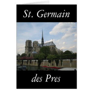 St. Germain des Pres Hälsningskort