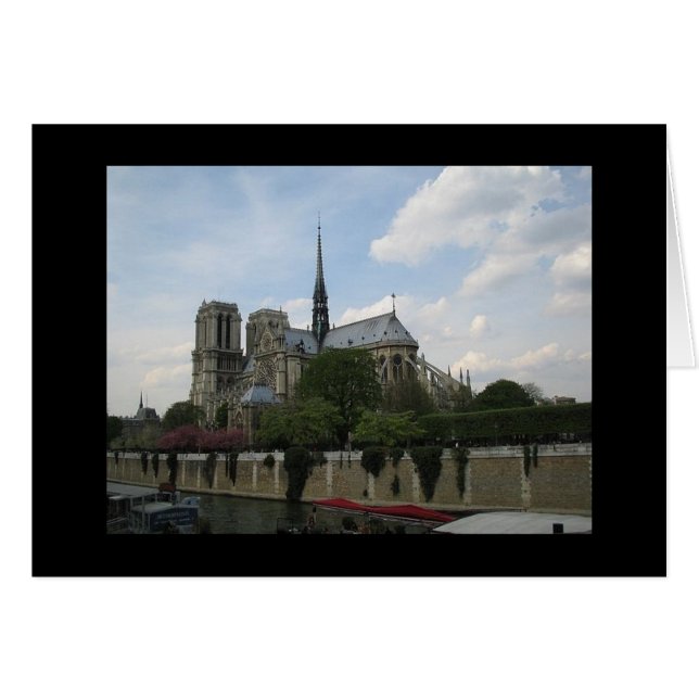 St. Germain des Pres Hälsningskort (Framsidan Horizontal)