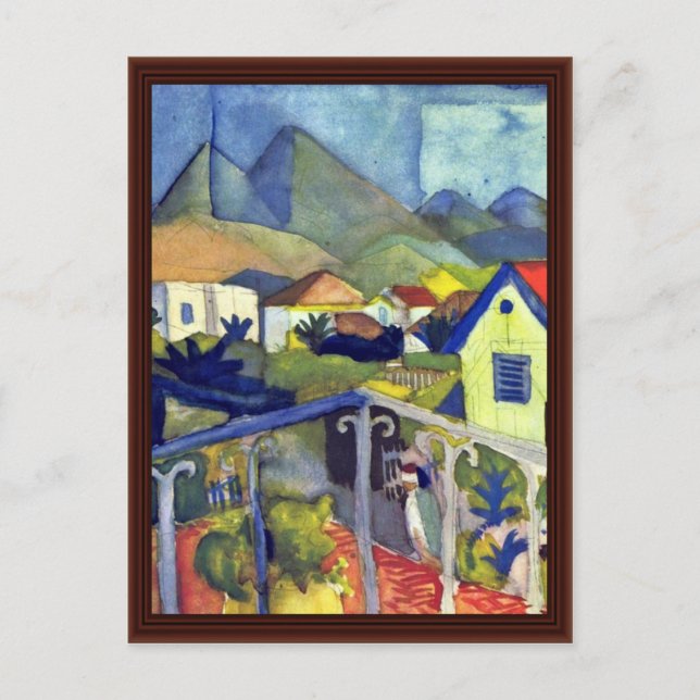 St. Germain i Tunis by Make August Vykort (Framsida)