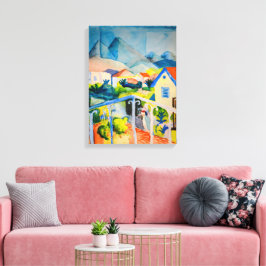 St Germain nära Tunis | Auguste Macke | Canvastryck