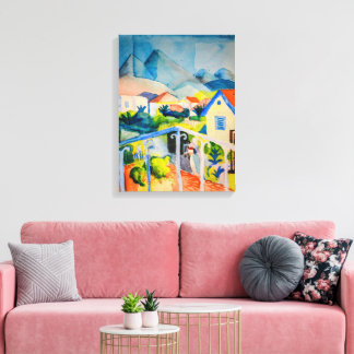 St Germain nära Tunis | Auguste Macke | Canvastryck