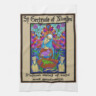 St Gertrude Nivelles Kökshandduk