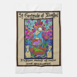 St Gertrude Nivelles Kökshandduk