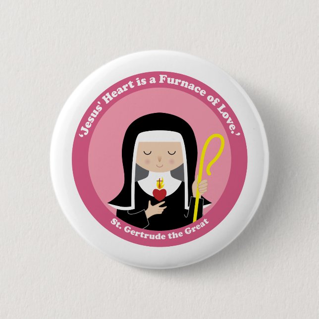 St. Gertrude Underbaren Knapp (Framsida)