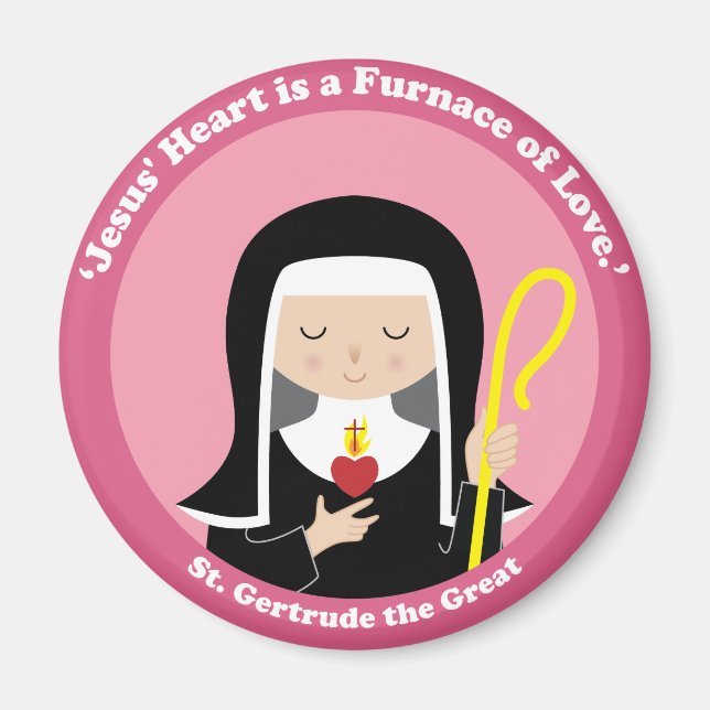 St. Gertrude Underbaren Magnet (Framsidan)