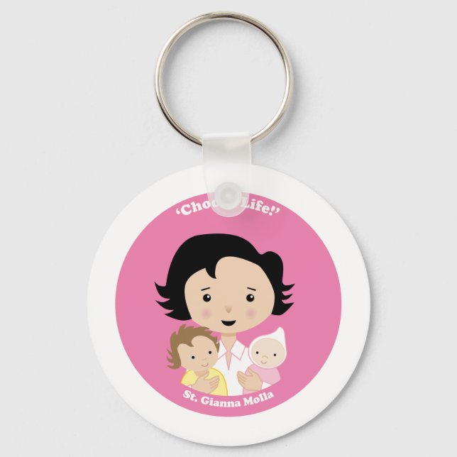 St. Gianna Molla Nyckelring (Framsida)