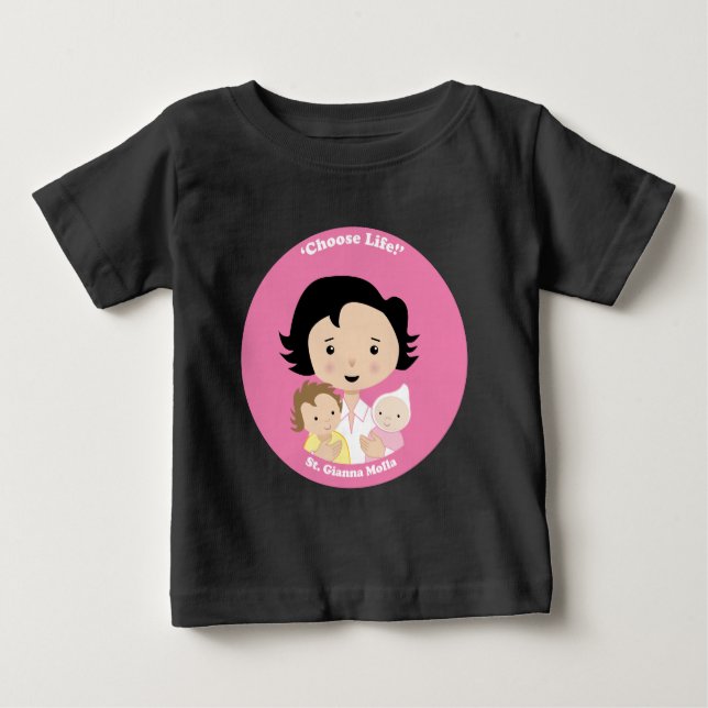St. Gianna Molla T Shirt (Framsida)