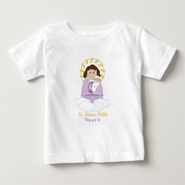 St. Gianna Molla Tee Shirt (Framsida)