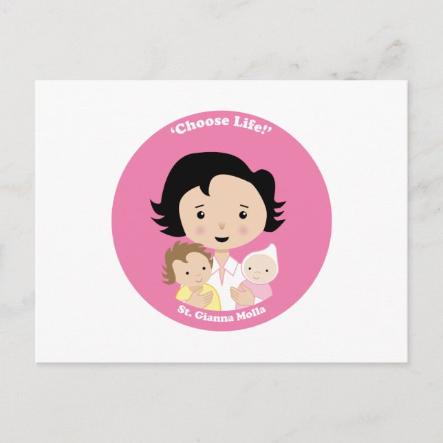 St. Gianna Molla Vykort (Framsida)