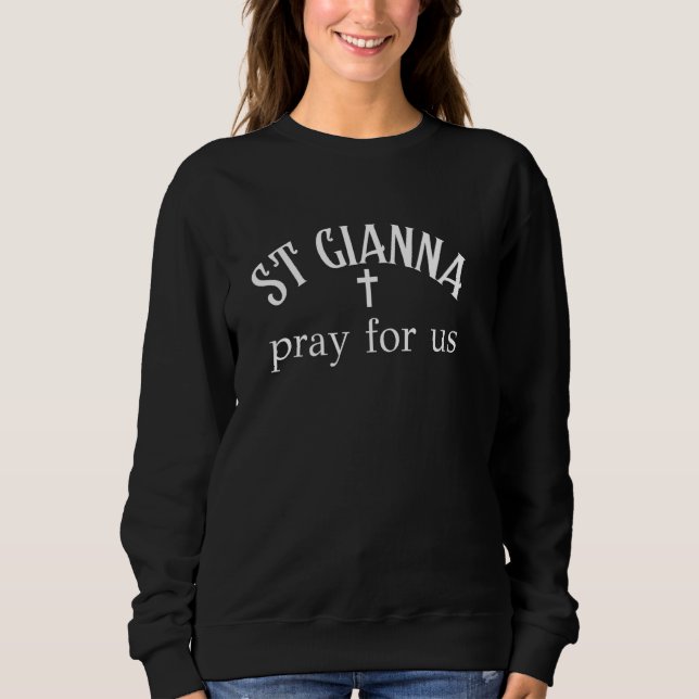 St Gianna Prayer katolsk Patron Saint Mor T Shirt (Framsida)