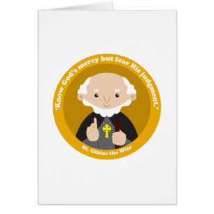 St Gildas the Wise Hälsningskort
