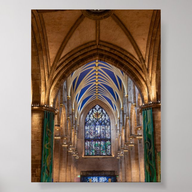 St Giles-katedralen i Edinburgh Poster (Framsidan)