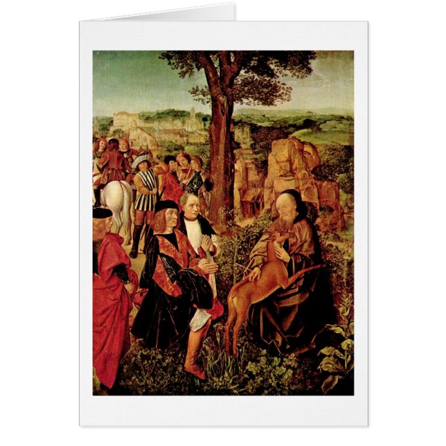 St. Giles och Hinden av St. Giles Hälsningskort (Framsidan)