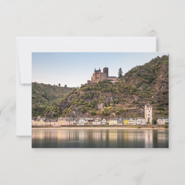 St. Goarshausen - Burg Katz-kort (Framsida)