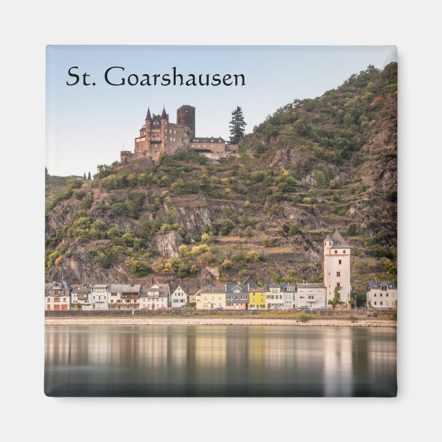 St. Goarshausen - Burg Katz Magnet (Framsidan)