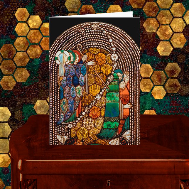  St. Gobnait Drawing a Plague Line (Detail) Kort (Skapare uppladdad)