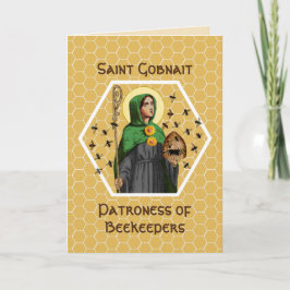 St. Gobnait of Ballyvourney (SAE 003) Hälsning Kort