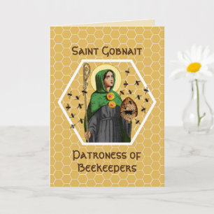 St. Gobnait of Ballyvourney (SAE 003) Hälsning Kort