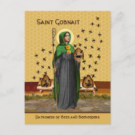 St. Gobnait of Ballyvourney (SAE 003) Postcard Vykort