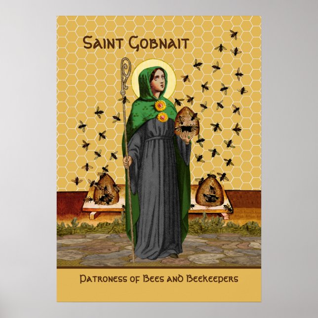 St. Gobnait of Ballyvourney (SAE 003) Poster (Framsidan)