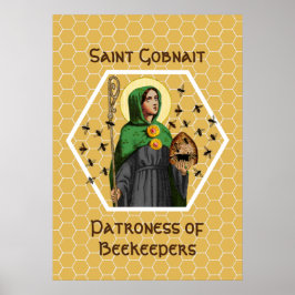St. Gobnait of Ballyvourney (SAE 003) Poster