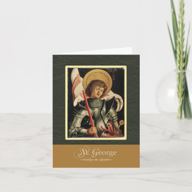 St. Göran Be för oss Kort (Framsida)
