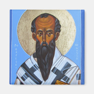 St Gregory av den ortodoxa symbolsmagneten för Magnet