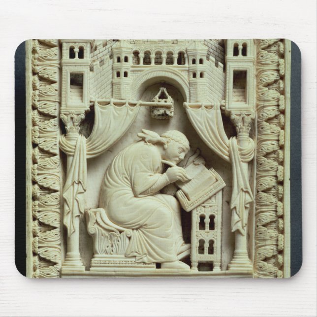 St Gregory handstil med nedanföra scribes Musmatta (Framsidan)