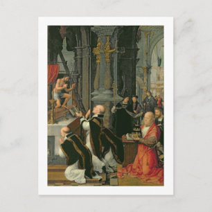 St. Gregory (olja på canvas) Vykort
