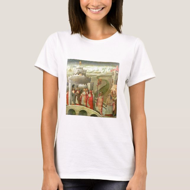 St. Gregory-processen till Castel St. Angelo T-shirt (Framsida)