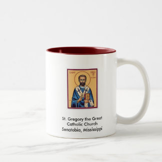 St Gregory symbolsmugg Två-Tonad Mugg