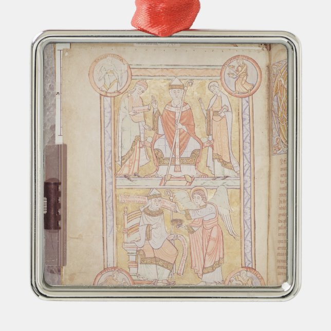 St Gregory underbaren 2 Julgransprydnad Metall (Framsidan)