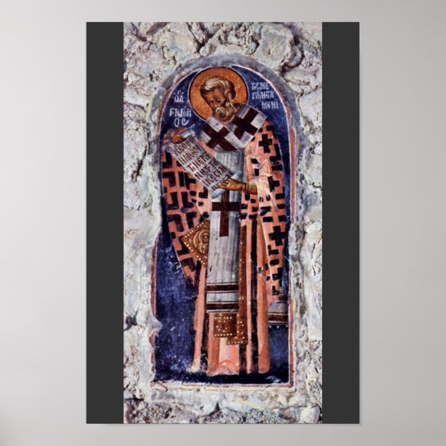 St. Gregory Underbaren by Meister der Aphentico-Ki Poster (Framsidan)