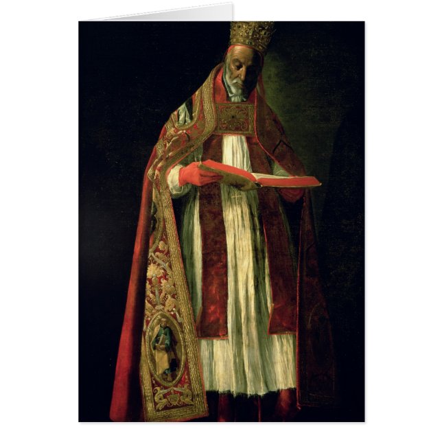 St Gregory underbaren Hälsningskort (Framsidan)